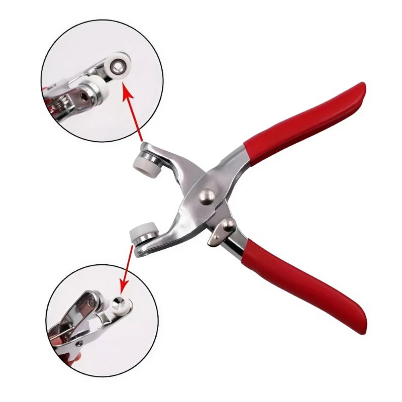 Ensemble de Boutons-pression Métalliques Pratiques 4