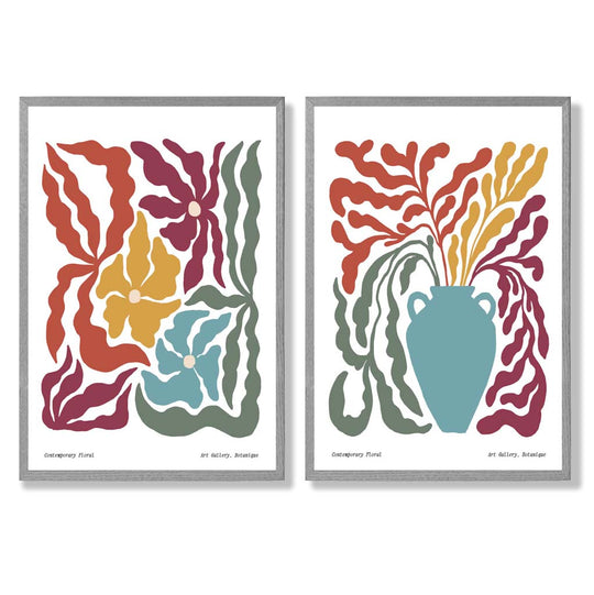 Ensemble de Cadres Décoratifs Floraux Bohèmes 5