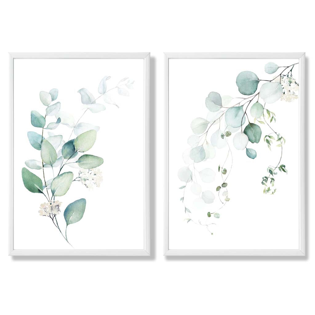 Ensemble de Cadres avec Impressions Artistiques Eucalyptus 3