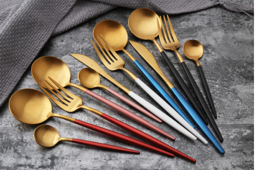 Ensemble de Couverts 24 Pièces Design Chic 5