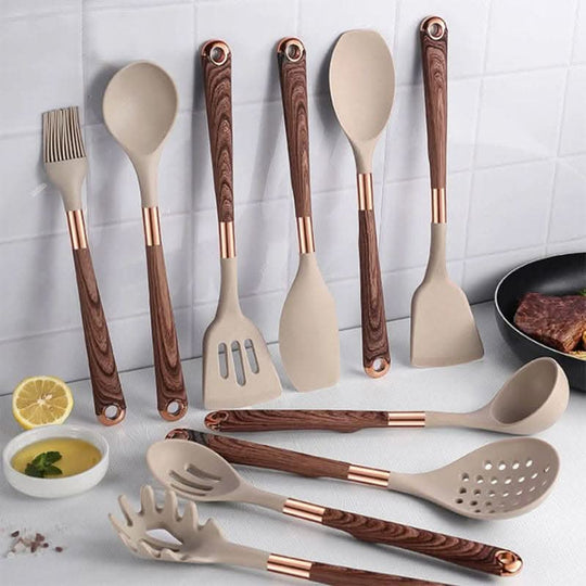 Ensemble de Cuisine Ustensiles de Cuisine 10 Pièces Pratiques et Stylés 0
