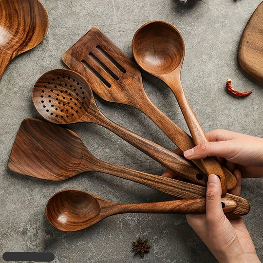 Ensemble de Cuisine en Bois Naturel 0