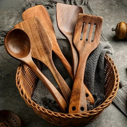 Ensemble de Cuisine en Bois Naturel 1