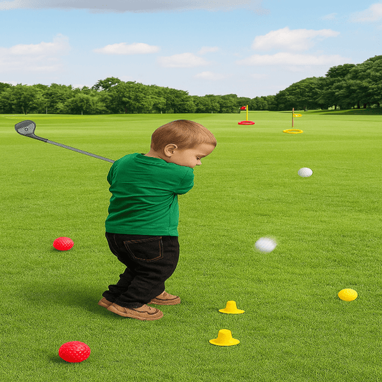 Ensemble de Golf pour Enfants avec Clubs Réglables 1