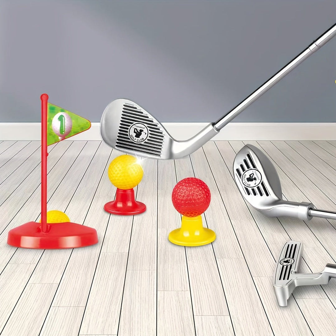 Ensemble de Golf pour Enfants avec Clubs Réglables 6
