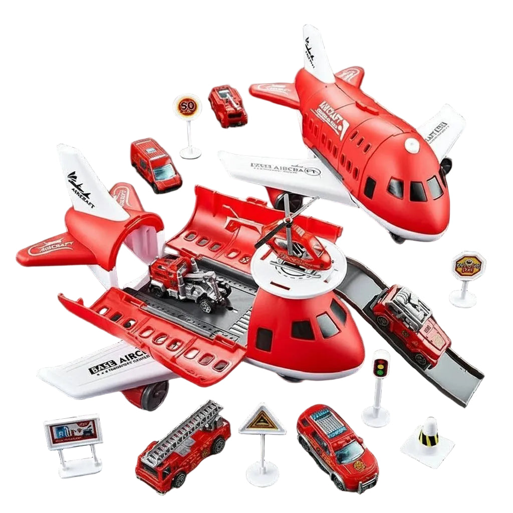 Ensemble de Jeu Voiture et Avion à Inertie Pour Enfants 0