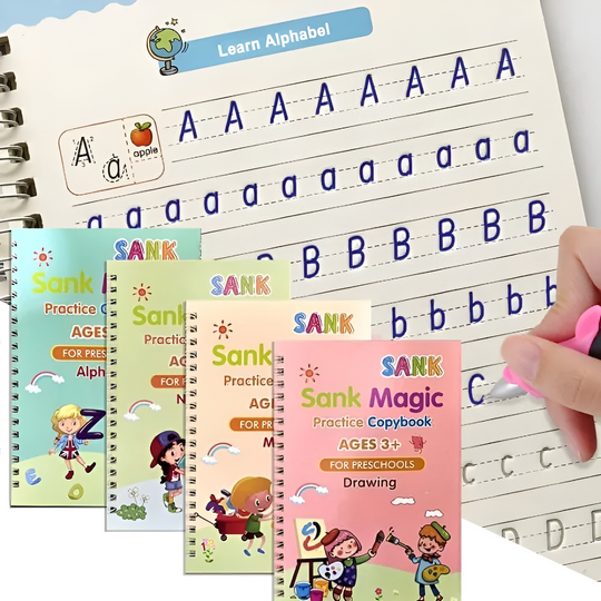Ensemble de Livres de Traçage pour Enfants - Alphabet, Chiffres, Mathématiques, Dessin 0