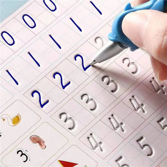 Ensemble de Livres de Traçage pour Enfants - Alphabet, Chiffres, Mathématiques, Dessin 2