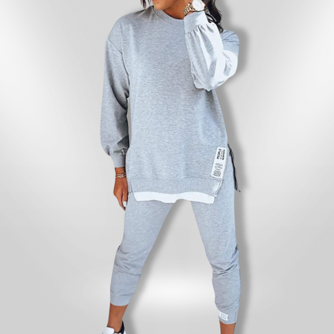 Ensemble de Loungewear Femme Confortable en Tissu Doux 0