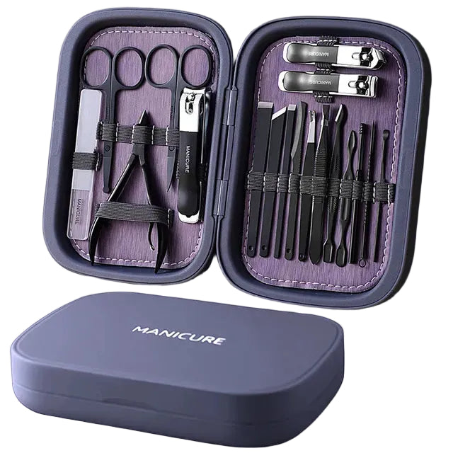 Ensemble de Manucure et Pédicure Portable Multifonctionnel 0