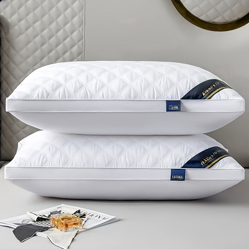 Ensemble de Meilleur Oreiller Confort Matelassé 3D, Respirant et Doux, Idéal pour Toutes les Saisons 0