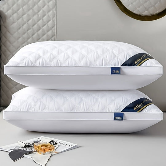 Ensemble de Meilleur Oreiller Confort Matelassé 3D, Respirant et Doux, Idéal pour Toutes les Saisons 0