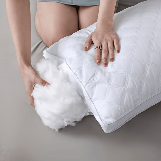 Ensemble de Meilleur Oreiller Confort Matelassé 3D, Respirant et Doux, Idéal pour Toutes les Saisons 1