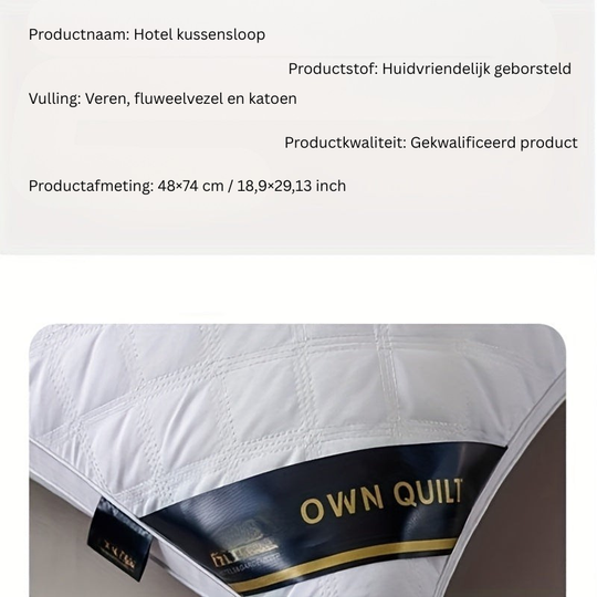Ensemble de Meilleur Oreiller Confort Matelassé 3D, Respirant et Doux, Idéal pour Toutes les Saisons 4