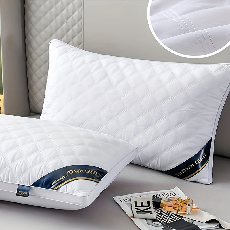Ensemble de Meilleur Oreiller Confort Matelassé 3D, Respirant et Doux, Idéal pour Toutes les Saisons 5