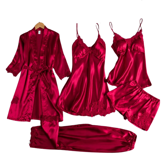 Ensemble de Nuit Femmes 5 Pièces Variées Chic 1