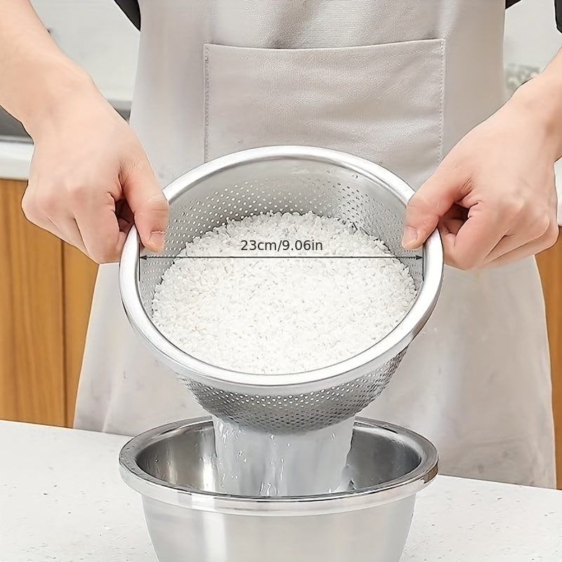 Ensemble de Passoires et Bols à Mélanger Multifonctionnels 3