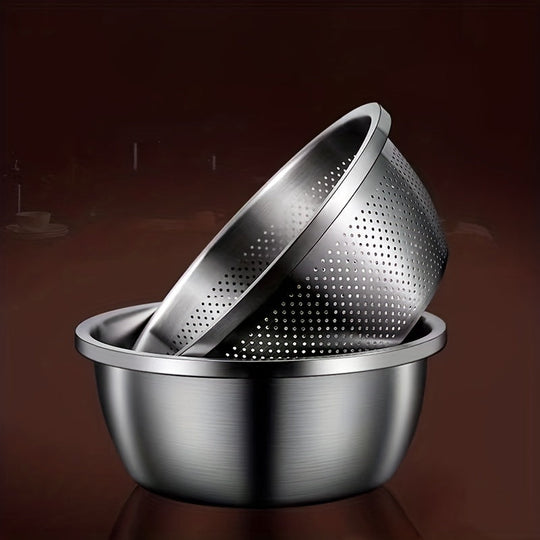 Ensemble de Passoires et Bols à Mélanger Multifonctionnels 7