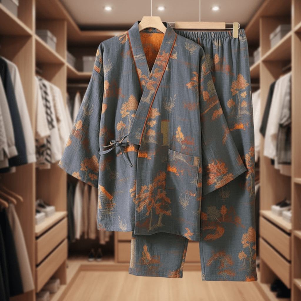 Ensemble de Pyjama Kimono pour Femme 2