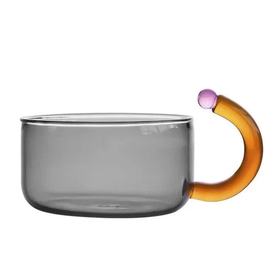 Ensemble de Service à Thé Moderne Coloré en Verre 8