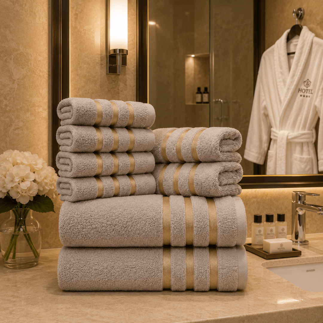 Ensemble de Serviettes de Bain Pratique pour la Salle de Bain 3