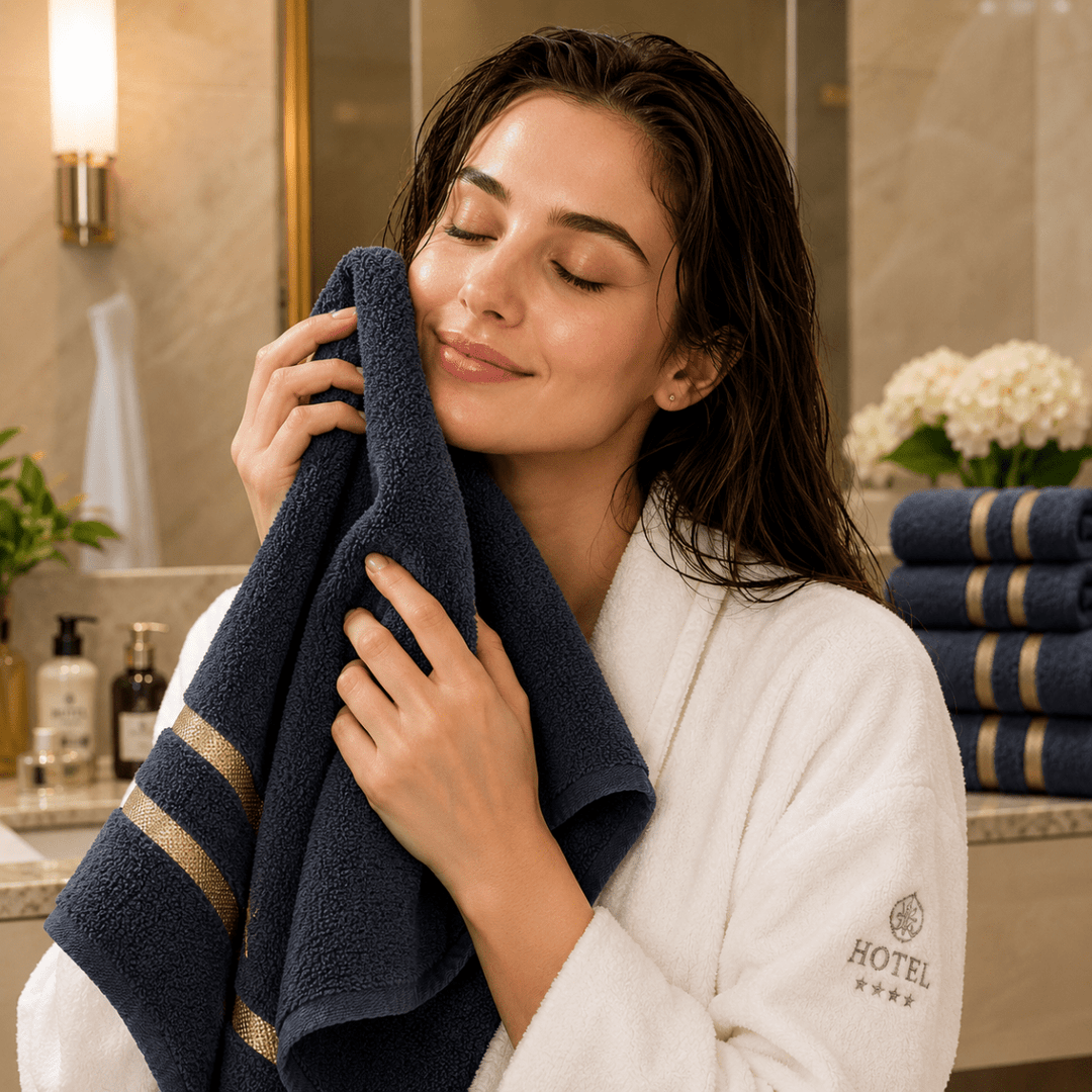 Ensemble de Serviettes de Bain Pratique pour la Salle de Bain 6