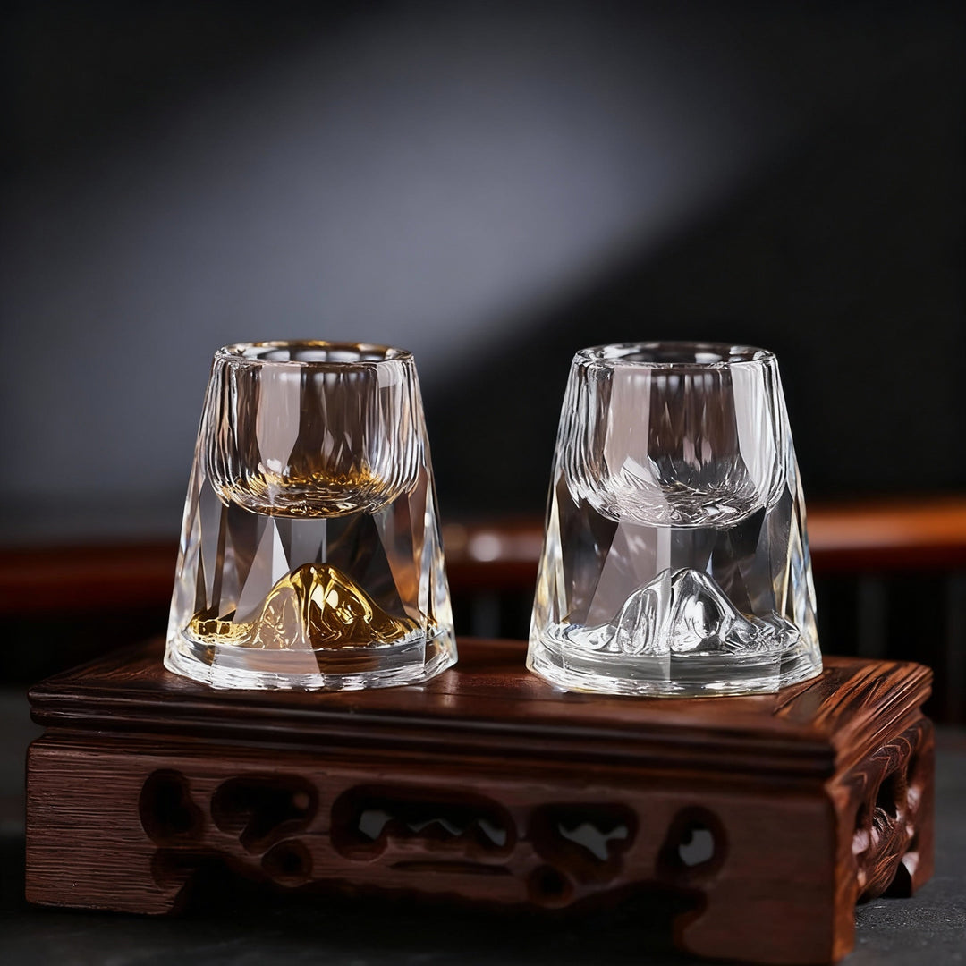 Ensemble de Verres à Whisky Cristal avec Design Unique pour Dégustation 3