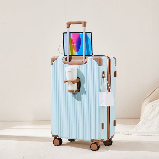 Ensemble de bagages rigides multi-compartiments unisexe moderne 10