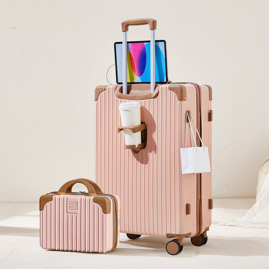 Ensemble de bagages rigides multi-compartiments unisexe moderne 39
