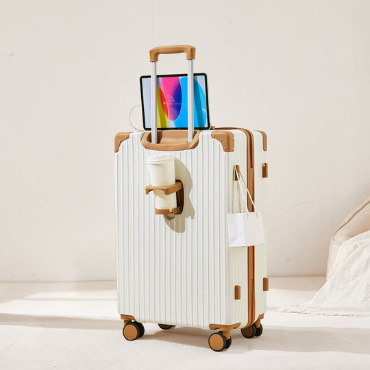 Ensemble de bagages unisexe à coque rigide double couche 21