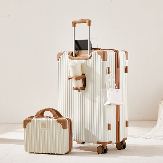 Ensemble de bagages unisexe à coque rigide double couche 33