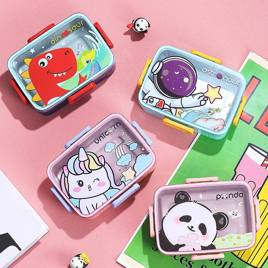 Ensemble de boîtes à lunch enfant à thèmes ludiques 0
