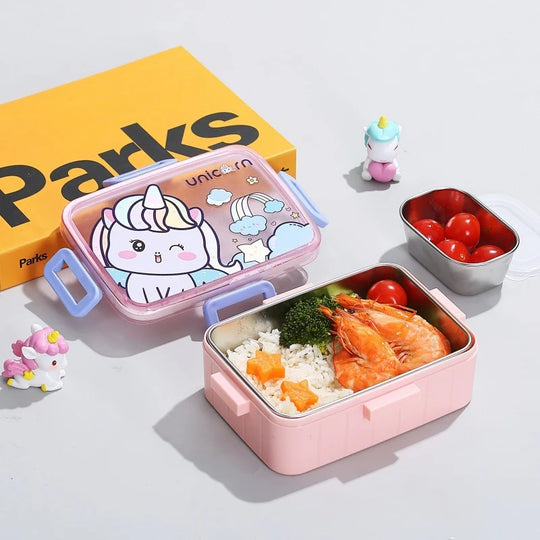 Ensemble de boîtes à lunch enfant à thèmes ludiques 2