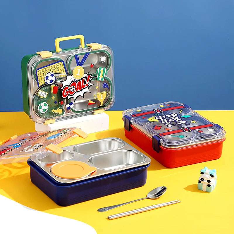 Ensemble de boîtes à lunch enfant à thèmes ludiques 7