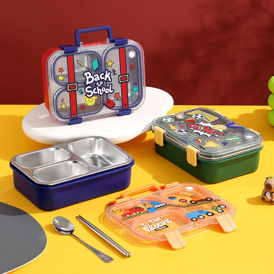Ensemble de boîtes à lunch enfant à thèmes ludiques 8