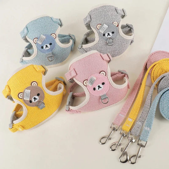 Ensemble de harnais pour petits animaux avec accessoires 2