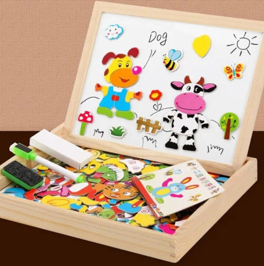 Ensemble de planches à dessin double face pour enfants 0