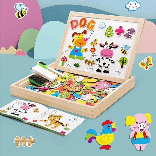 Ensemble de planches à dessin double face pour enfants 2