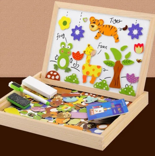 Ensemble de planches à dessin double face pour enfants 7