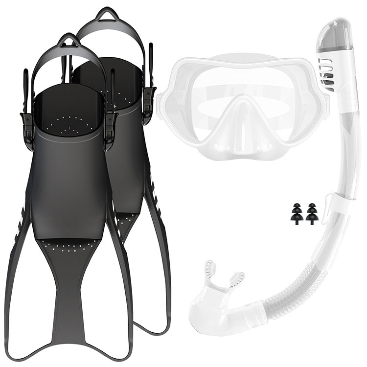 Ensemble de plongée en apnée pour hommes et femmes avec masque, tuba et palmes 8