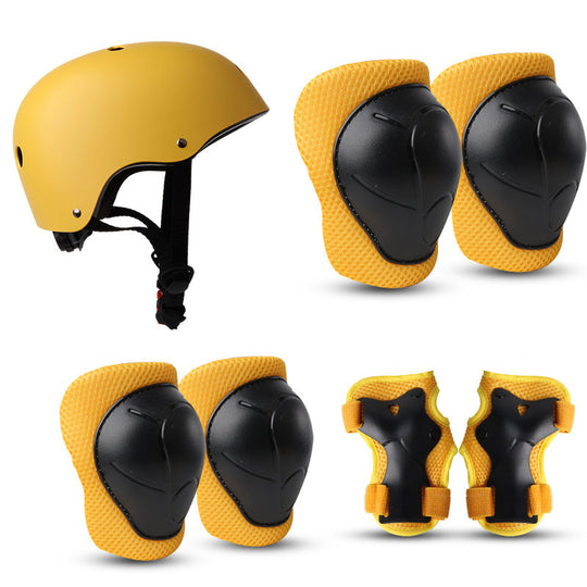 Ensemble de protection enfant avec casque et accessoires colorés 20