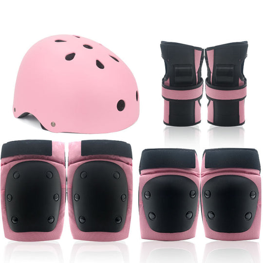 Ensemble de protection pour femmes avec casque et accessoires de patinage 1