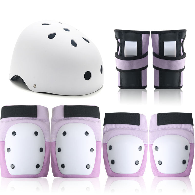 Ensemble de protection pour femmes avec casque et accessoires de patinage 2