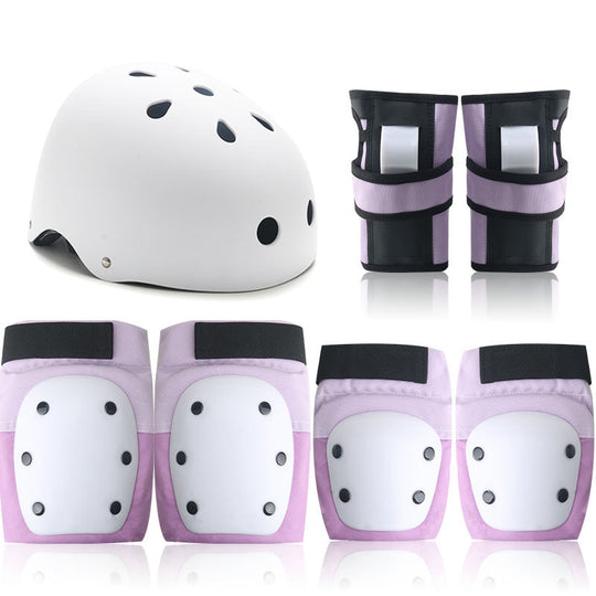Ensemble de protection pour femmes avec casque et accessoires de patinage 2