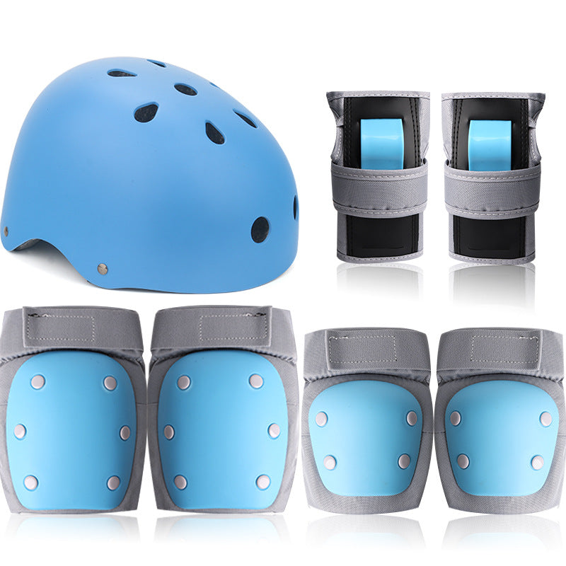 Ensemble de protection pour femmes avec casque et accessoires de patinage 4