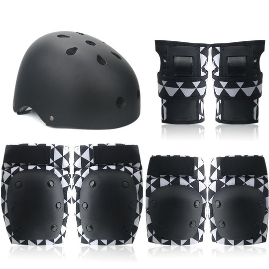 Ensemble de protection pour femmes avec casque et accessoires de patinage 5