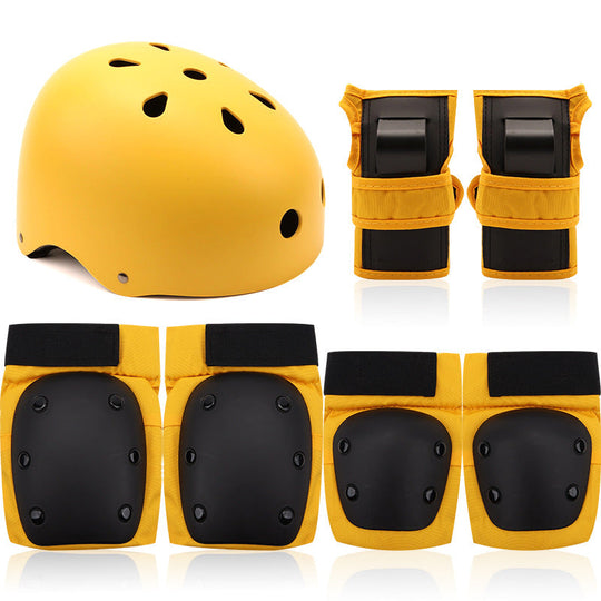 Ensemble de protection pour femmes avec casque et accessoires de patinage 6