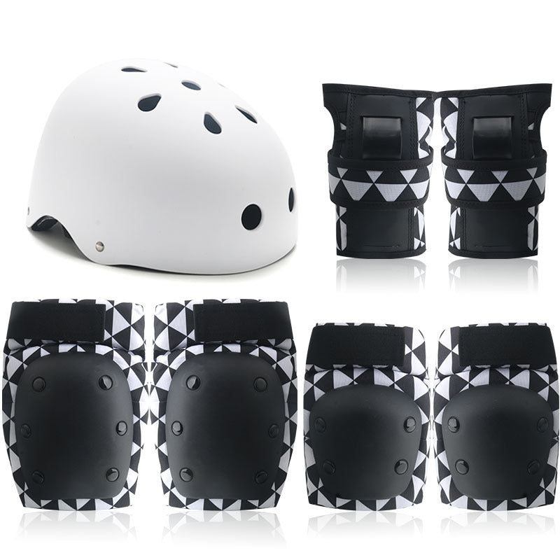 Ensemble de protection pour femmes avec casque et accessoires de patinage 7