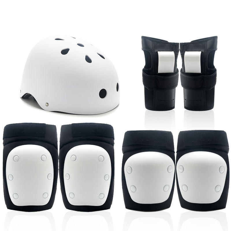 Ensemble de protection pour femmes avec casque et accessoires de patinage 8