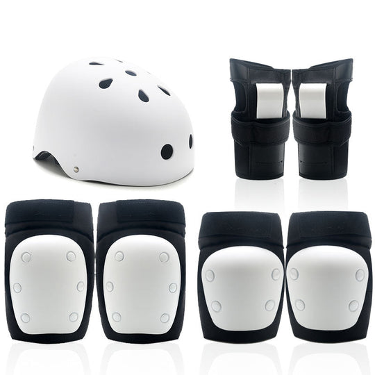 Ensemble de protection pour femmes avec casque et accessoires de patinage 8
